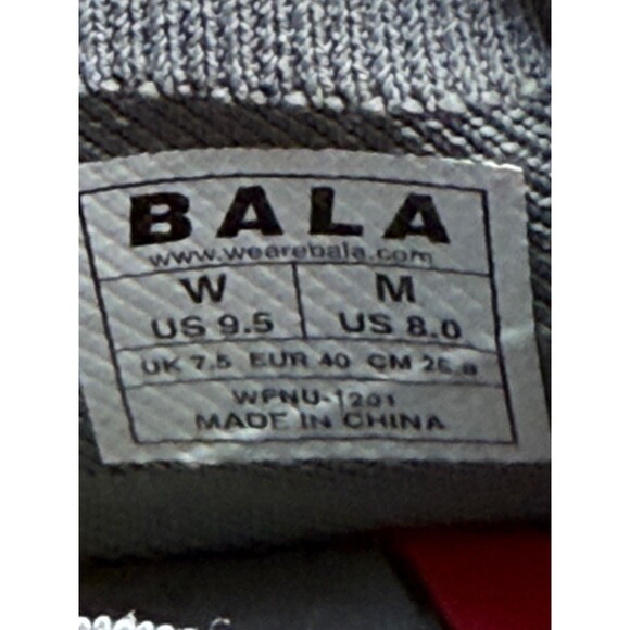 BALA Twelves Womens Gray Nursing Comfort Shoes Size 9.5 Sneakers Lace Up - Picture 7 of 7